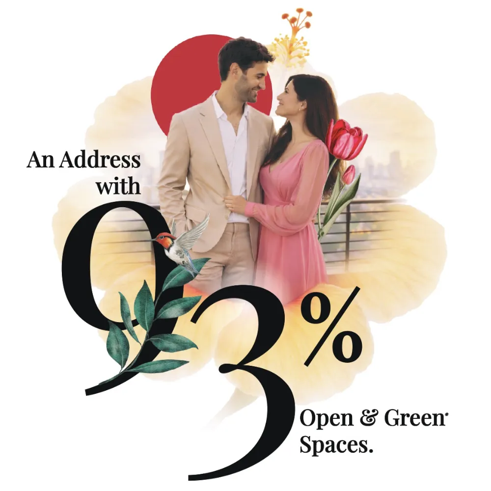 Trifecta Veranza — 93% open & green spaces